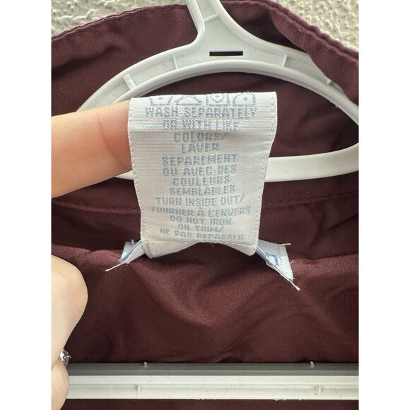 The Paragon Womens Two Piece Pant Set Size XL Maroon Jacket Pants Trackset - Picture 6 of 16